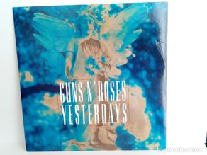 Discos de vinilo: GUNS & ROSES-YESTERDAYS-VINILO SINGLE GEFFEN UK 1992